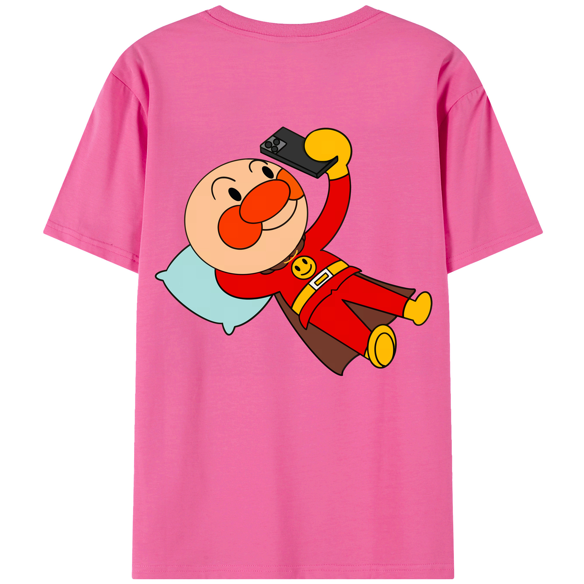（画像用） アンパンマン Anpanman レディース半袖Tシャツ(バックプリント)